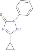 3-Cyclopropyl-1-phenyl-1H-1,2,4-triazole-5-thiol