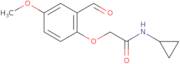 N-Cyclopropyl-2-(2-formyl-4-methoxyphenoxy)acetamide