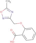 2-[(5-Methyl-1,2,4-oxadiazol-3-yl)methoxy]benzoic acid