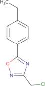 3-(Chloromethyl)-5-(4-ethylphenyl)-1,2,4-oxadiazole