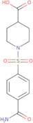 1-(4-Carbamoylbenzenesulfonyl)piperidine-4-carboxylic acid