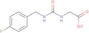 2-({[(4-Fluorophenyl)methyl]carbamoyl}amino)acetic acid