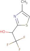 2,2,2-Trifluoro-1-(4-methyl-1,3-thiazol-2-yl)ethan-1-ol