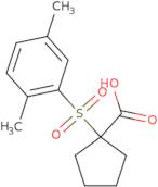 1-(2,5-Dimethylbenzenesulfonyl)cyclopentane-1-carboxylic acid