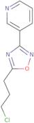 3-[5-(3-Chloropropyl)-1,2,4-oxadiazol-3-yl]pyridine