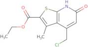 Ethyl 4-(chloromethyl)-3-methyl-6-oxo-6H,7H-thieno[2,3-b]pyridine-2-carboxylate