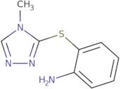 2-[(4-Methyl-4H-1,2,4-triazol-3-yl)sulfanyl]aniline