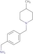 {4-[(4-Methylpiperidin-1-yl)methyl]phenyl}methanamine