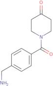 1-[4-(Aminomethyl)benzoyl]piperidin-4-one