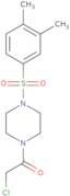 2-Chloro-1-[4-(3,4-dimethylbenzenesulfonyl)piperazin-1-yl]ethan-1-one