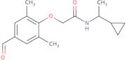 N-(1-Cyclopropylethyl)-2-(4-formyl-2,6-dimethylphenoxy)acetamide