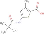 5-(2,2-Dimethylpropanamido)-3-methylthiophene-2-carboxylic acid