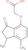 2-[(1,7-Dimethyl-3-oxo-2,3-dihydro-1H-inden-4-yl)oxy]acetic acid
