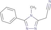 2-(4-Methyl-5-phenyl-4H-1,2,4-triazol-3-yl)acetonitrile