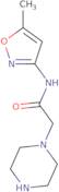 N-(5-Methyl-1,2-oxazol-3-yl)-2-(piperazin-1-yl)acetamide