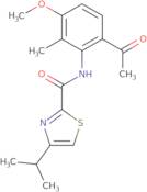 N-(6-acetyl-3-methoxy-2-methylphenyl)-4-isopropylthiazole-2-carboxamide