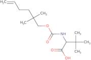 (S)-2-((((2,2-Dimethylhex-5-en-1-yl)oxy)carbonyl)amino)-3,3-dimethylbutanoic acid