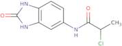 2-Chloro-N-(2-oxo-2,3-dihydro-1H-1,3-benzodiazol-5-yl)propanamide