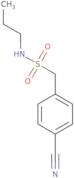 1-(4-Cyanophenyl)-N-propylmethanesulfonamide