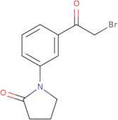 1-[3-(2-Bromoacetyl)phenyl]pyrrolidin-2-one