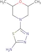 2-Amino-5-(2,6-dimethylmorpholin-4-yl)-1,3,4-thiadiazole