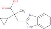 3-(1H-1,3-Benzodiazol-2-yl)-2-cyclopropyl-2-methylpropanoicacid