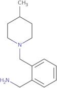 {2-[(4-Methylpiperidin-1-yl)methyl]phenyl}methanamine