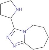 2-{5H,6H,7H,8H,9H-[1,2,4]Triazolo[4,3-a]azepin-3-yl}pyrrolidine