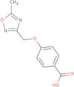 4-[(5-Methyl-1,2,4-oxadiazol-3-yl)methoxy]benzoic acid