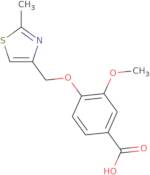 3-Methoxy-4-[(2-methyl-1,3-thiazol-4-yl)methoxy]benzoic acid