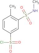 4-Methyl-3-[(methylamino)sulfonyl]benzenesulfonyl chloride