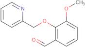 3-Methoxy-2-(pyridin-2-ylmethoxy)benzaldehyde