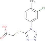 2-{[4-(3-Chloro-4-methylphenyl)-4H-1,2,4-triazol-3-yl]sulfanyl}acetic acid