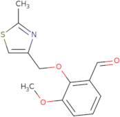 3-Methoxy-2-[(2-methyl-1,3-thiazol-4-yl)methoxy]benzaldehyde