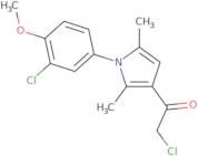 2-Chloro-1-[1-(3-chloro-4-methoxyphenyl)-2,5-dimethyl-1H-pyrrol-3-yl]ethan-1-one