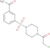 1-[4-(3-Acetylbenzenesulfonyl)piperazin-1-yl]-2-chloroethan-1-one