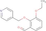 3-Ethoxy-2-(pyridin-4-ylmethoxy)benzaldehyde