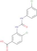 4-Chloro-3-({[(3-chlorophenyl)amino]carbonyl}amino)benzoic acid