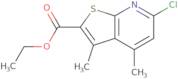 Ethyl 6-chloro-3,4-dimethylthieno[2,3-b]pyridine-2-carboxylate