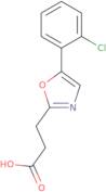 3-[5-(2-Chlorophenyl)-1,3-oxazol-2-yl]propanoic acid