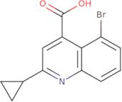 5-Bromo-2-cyclopropylquinoline-4-carboxylic acid