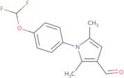 1-[4-(Difluoromethoxy)phenyl]-2,5-dimethyl-1H-pyrrole-3-carbaldehyde