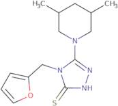 5-(3,5-Dimethylpiperidin-1-yl)-4-(furan-2-ylmethyl)-4H-1,2,4-triazole-3-thiol