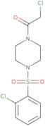 2-Chloro-1-[4-(2-chlorobenzenesulfonyl)piperazin-1-yl]ethan-1-one