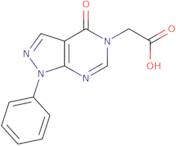 2-{4-Oxo-1-phenyl-1H,4H,5H-pyrazolo[3,4-d]pyrimidin-5-yl}acetic acid