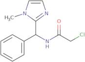 2-Chloro-N-[(1-methyl-1H-imidazol-2-yl)(phenyl)methyl]acetamide