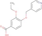 3-Ethoxy-4-(pyridin-4-ylmethoxy)benzoic acid