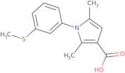 2,5-Dimethyl-1-[3-(methylthio)phenyl]-1H-pyrrole-3-carboxylic acid