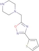 1-{[3-(Thiophen-2-yl)-1,2,4-oxadiazol-5-yl]methyl}piperazine