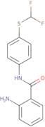 2-Amino-N-{4-[(difluoromethyl)thio]phenyl}benzamide